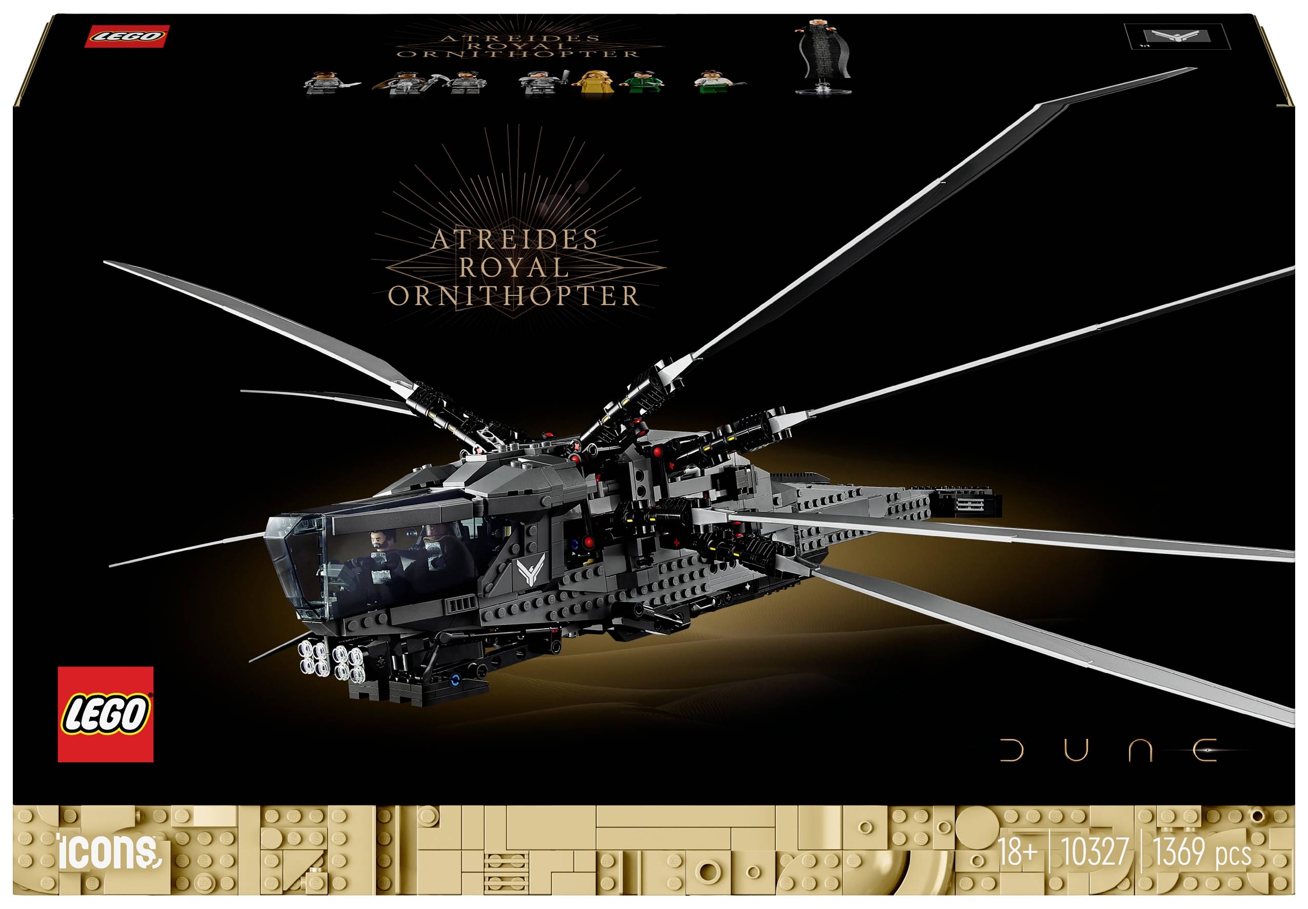 LEGO® ICONS™ 10327 Dune Atreides Royal Ornithopter - obrazek 1