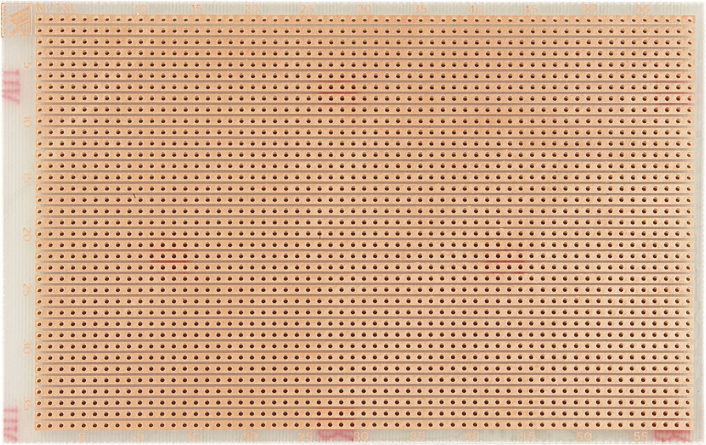 Płyta eksperymentalna WR Rademacher 730-EP, 160 x 100 x 1,5 mm, raster 2,54 mm - obrazek 1
