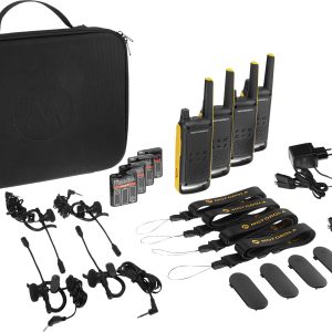 Motorola Solutions TLKR T82 Extreme Quad 188082 Radiotelefon PMR Zestaw 4-elementowy Motorola Solutions TLKR T82 Extreme Quad 188082 Radiotelefon PMR Zestaw 4-elementowy