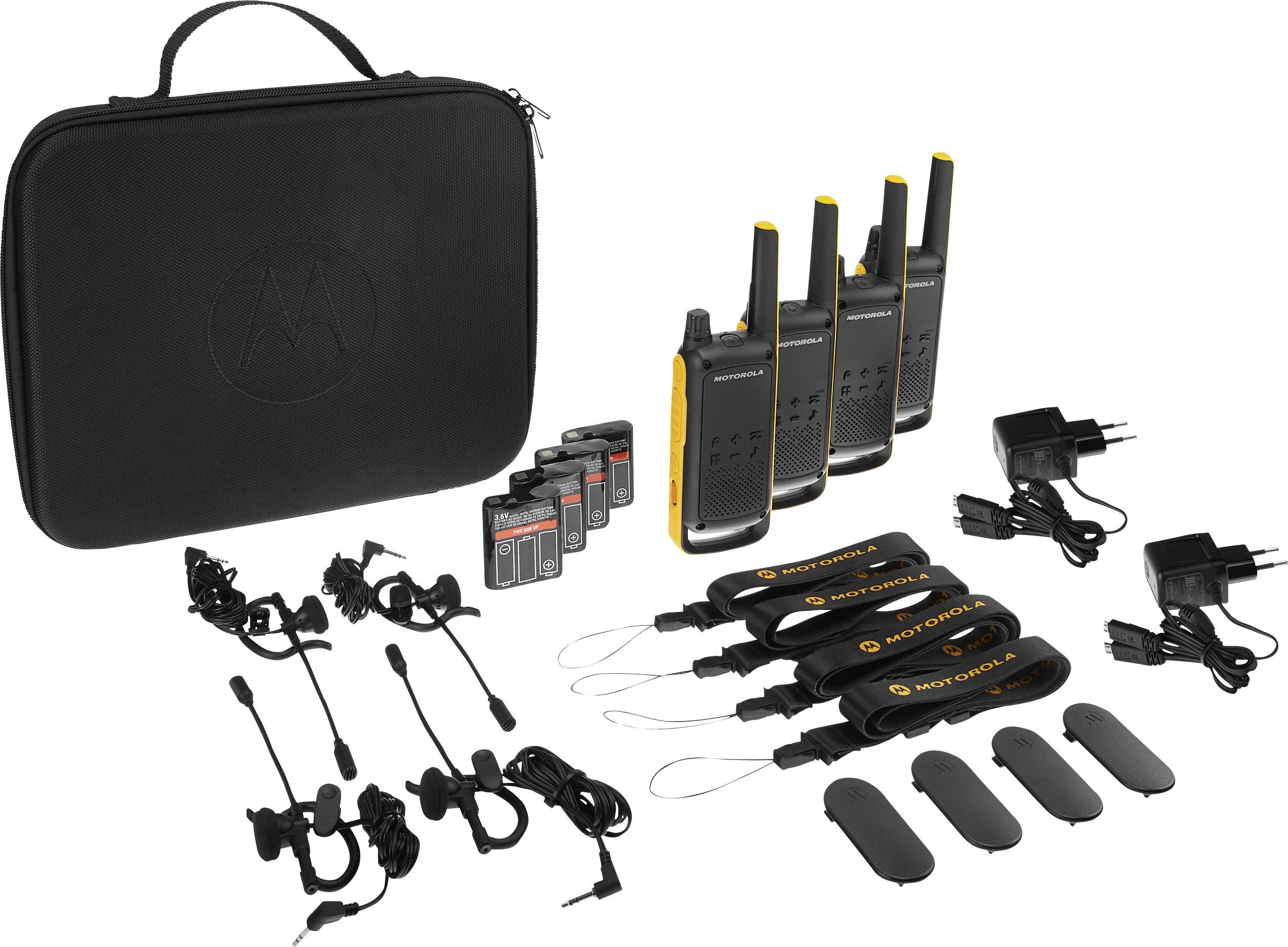 Motorola Solutions TLKR T82 Extreme Quad 188082 Radiotelefon PMR Zestaw 4-elementowy - obrazek 1