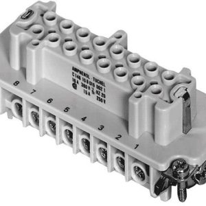 Wkładka złącza żeńskiego Heavy|mate® C146 C146 10B016 002 1-1 Amphenol Łączna ilość styków 16 + PE 1 szt. Wkładka złącza żeńskiego Heavy|mate® C146 C146 10B016 002 1-1 Amphenol Łączna ilość styków 16 + PE 1 szt.