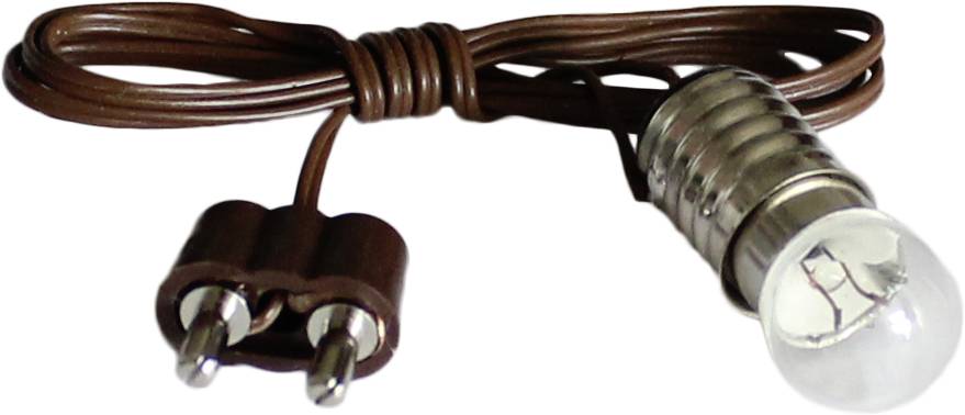 Oświetlenie 3,5 V / E 10, dł.kabla z wtyczką 60 cm - obrazek 1
