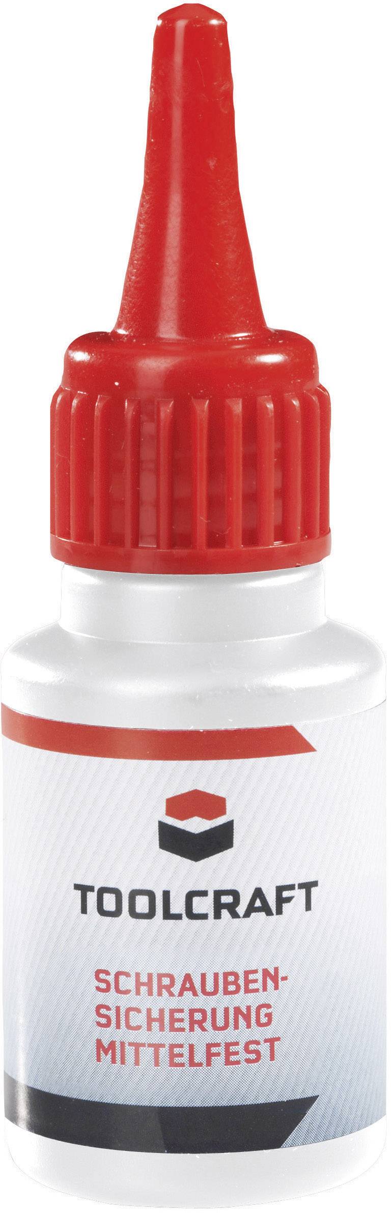 Śruba zabezpieczająca średnio twardy TOOLCRAFT 886524, 10 ml - obrazek 1