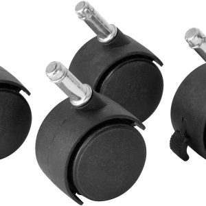 Hailo 1580-001 Kosz na kółkach czarny 4 szt. Hailo 1580-001 Kosz na kółkach czarny 4 szt.
