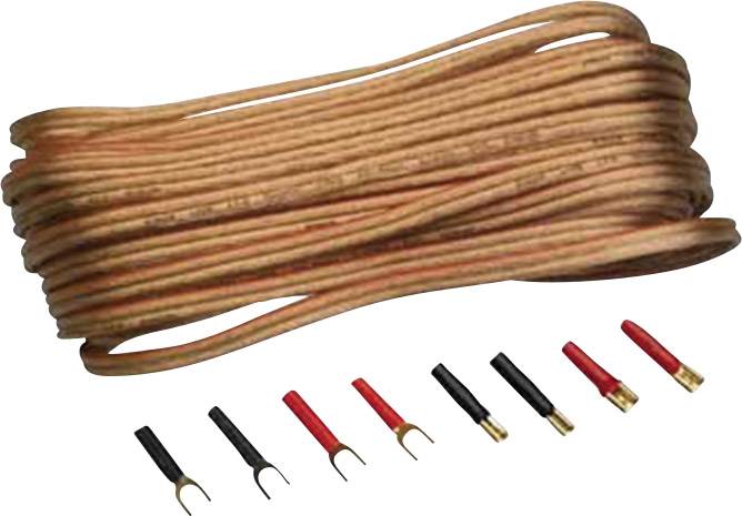 Zestaw kabli głośnikowych Sinuslive, 2x2.5 mm2, 10 m - obrazek 1