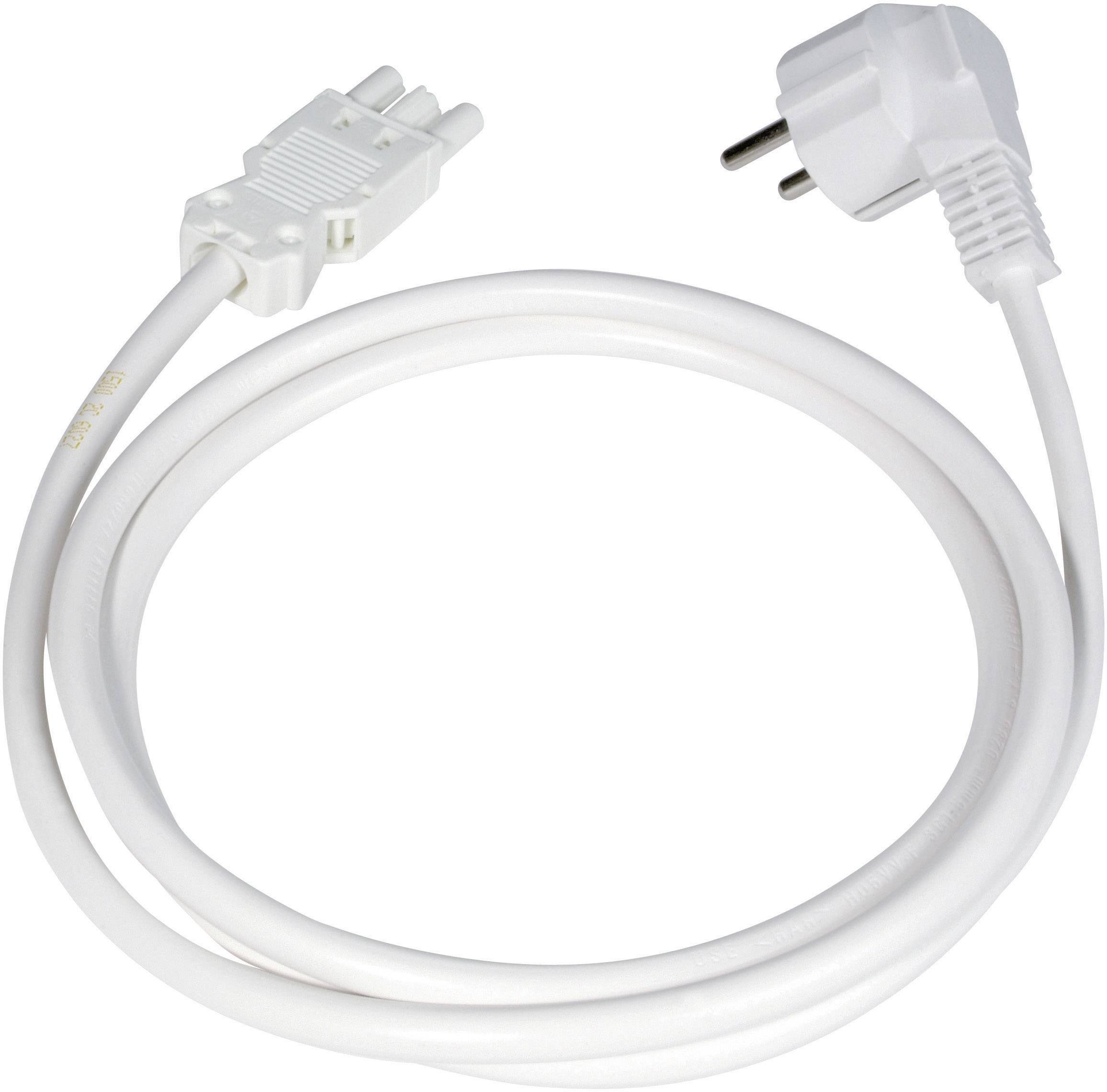 Przewód zasilający do listwy Ehmann Vario Combi, 3600 W, H05VV-F 3G1,5 mm2, 1.5 m, biały - obrazek 1