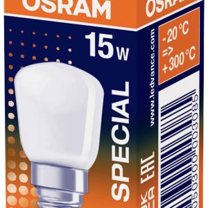 OSRAM HOMELIGHTING żarówka piekarnikowa EEK: G (A – G) 57 mm 230 V E14 15 W ciepła biel Kształt specjalny 1 szt. OSRAM HOMELIGHTING żarówka piekarnikowa EEK: G (A – G) 57 mm 230 V E14 15 W ciepła biel Kształt specjalny 1 szt.