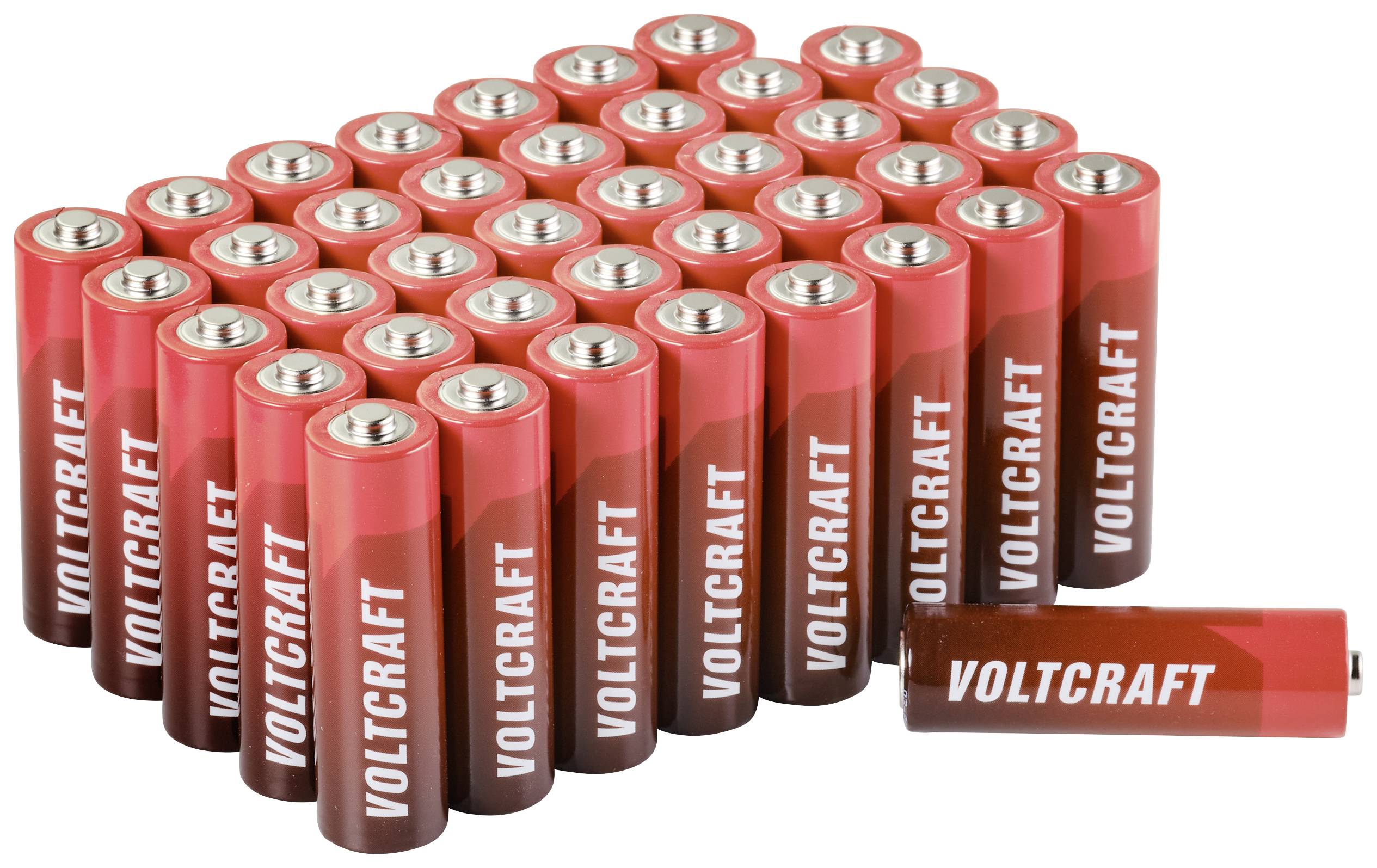 Baterie AA VOLTCRAFT Industrial LR6 VC-11888960, 1.5 V, alkaliczno-manganowe, 40 szt. - obrazek 1