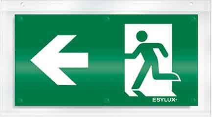 ESYLUX EN10030413 Piktogram wyjście awaryjne w lewo - obrazek 1