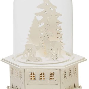 Obraz LED do zawieszenia w oknie Konstsmide Holzsilhouette 3281-210, 1 szt.