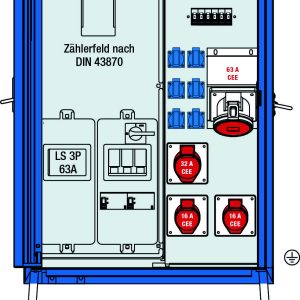 Rozdzielacz prądowy AS Schwabe A-V-E 2 44 kVA 61832 Rozdzielacz prądowy AS Schwabe A-V-E 2 44 kVA 61832