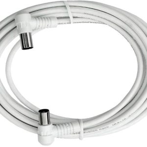 kabel anteny, Axing BAK15300 BAK 153-00, [1x złącze męskie antenowe 75 Ω – 1x złącze żeńskie antenowe 75 Ω], 85 dB, 1.50