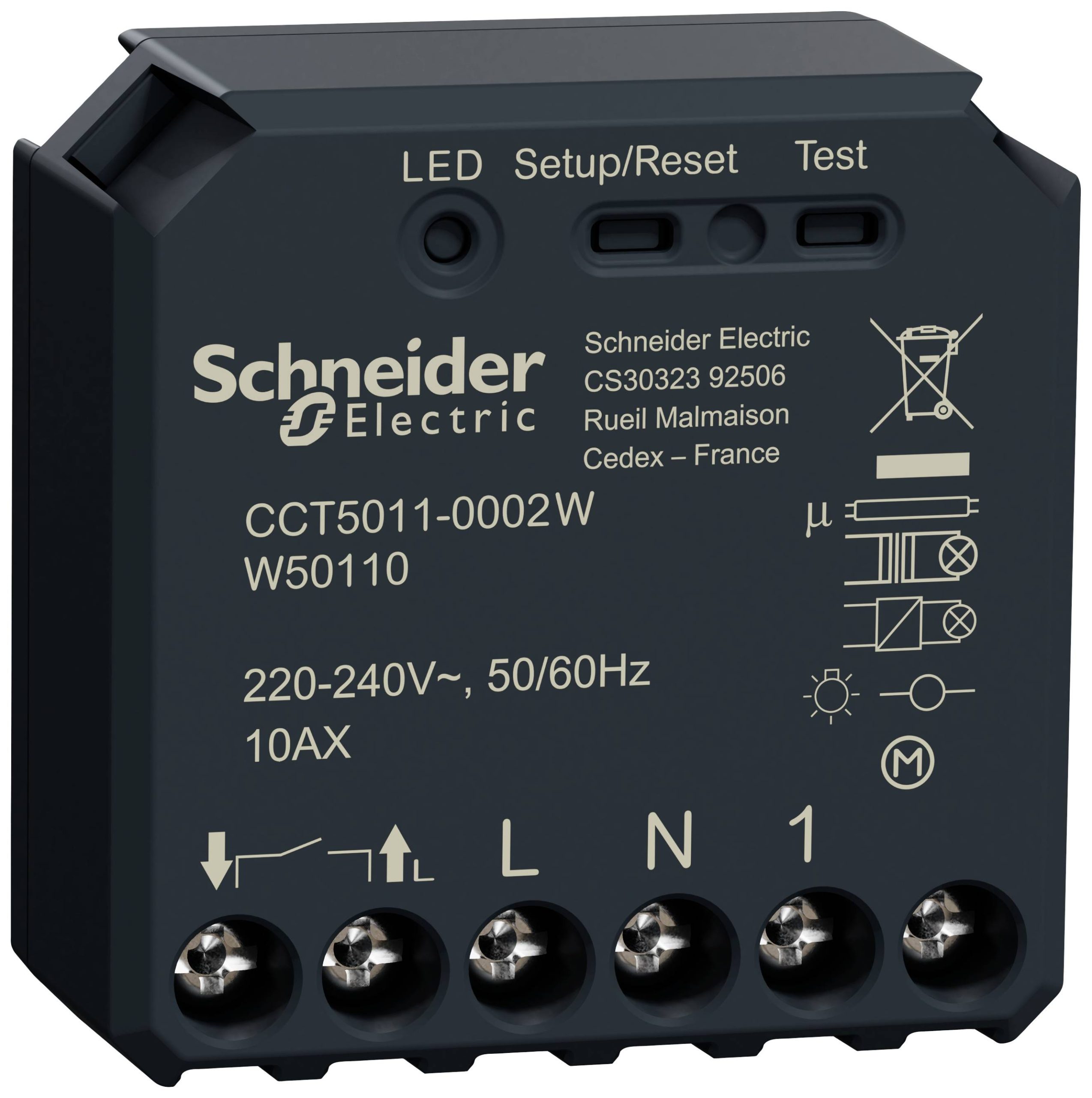 Schneider Electric Wiser CCT5011-0002W Element wykonawczy Zasięg maksymalny 50 m Hausautomatisierung - obrazek 1