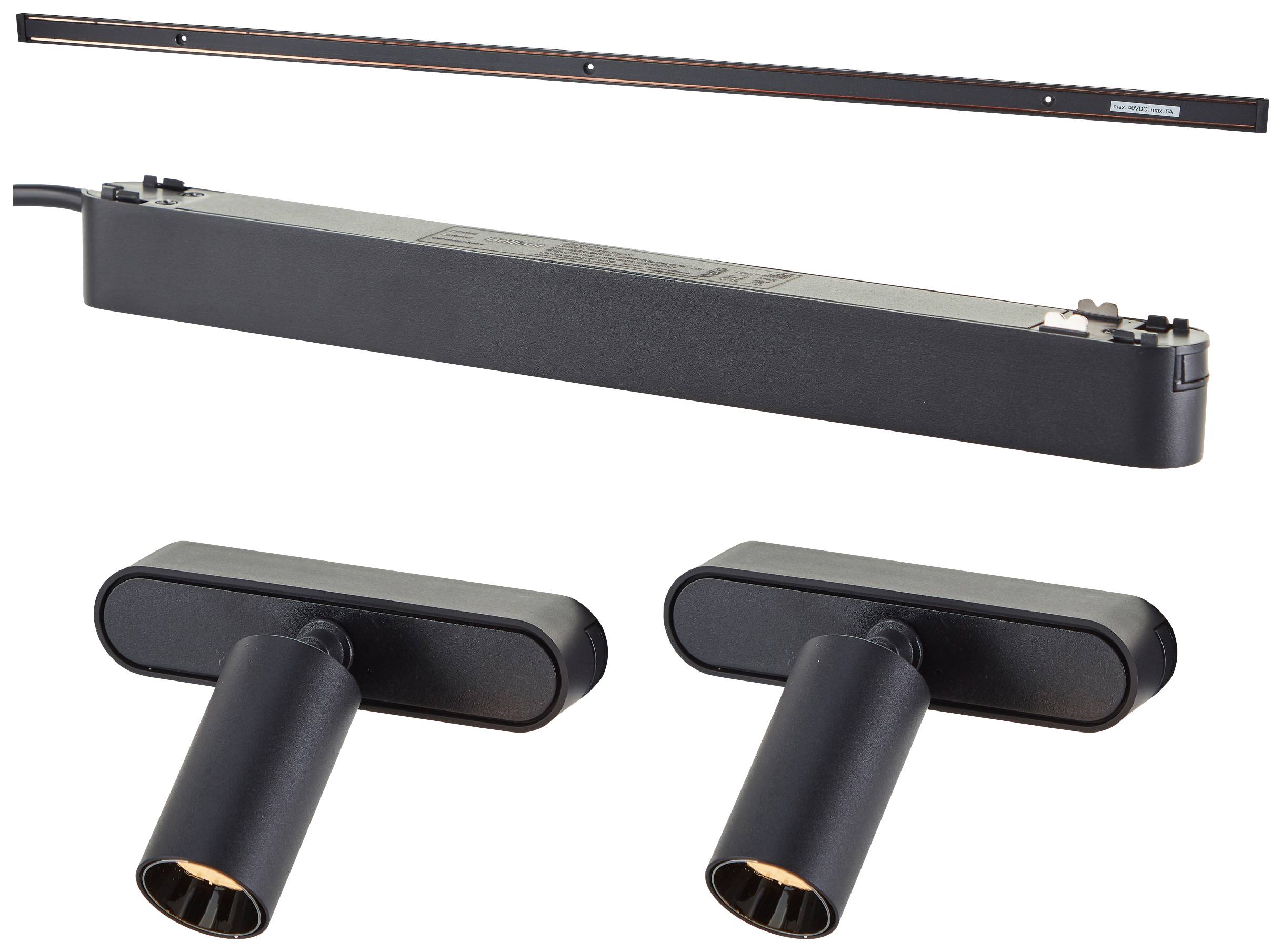 Brilliant G30072/76 Click&Shine Podstawowy system szynowy czarny - obrazek 1