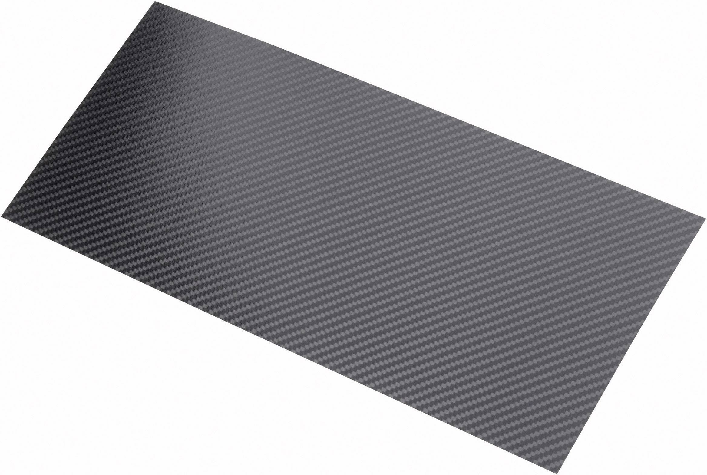 Folia z włókna węglowego Carbotec, 340 x 150 x 0,3 mm - obrazek 1