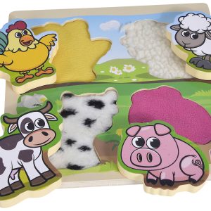 Eichhorn Feel-puzzle z tkaniną, 5 szt. 100003687 Eichhorn Feel-puzzle z tkaniną, 5 szt. 100003687