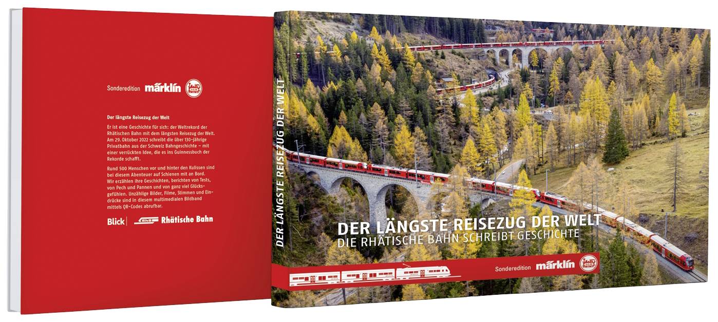 Märklin Zarezerwuj rekord świata RhB 2022 DE N/A Ilość stron: 240 strony Nr ISBN 400-1-88303-111-8 - obrazek 1