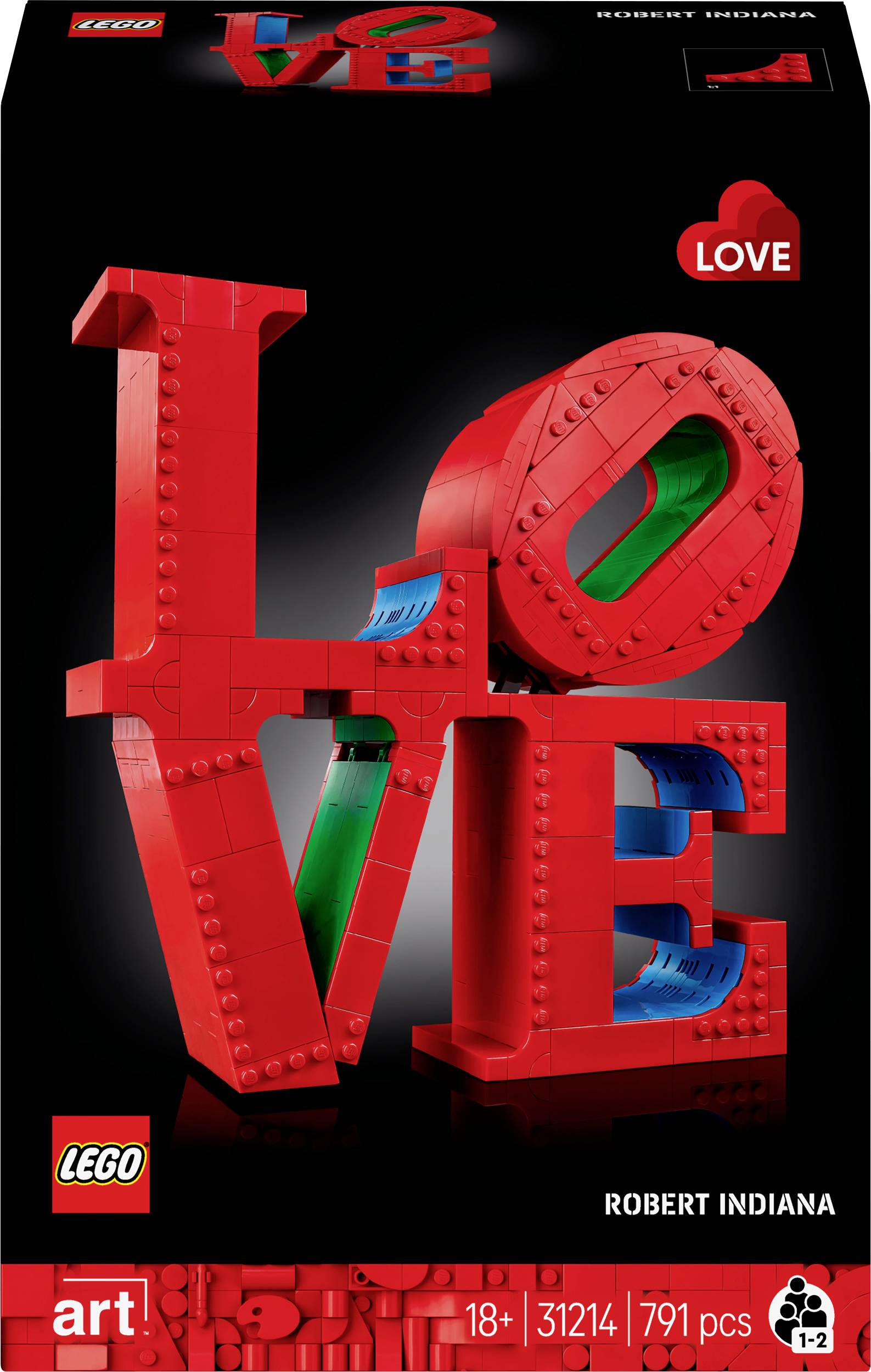 31214 LEGO® ART Pop-artowa MIŁOŚĆ - obrazek 1