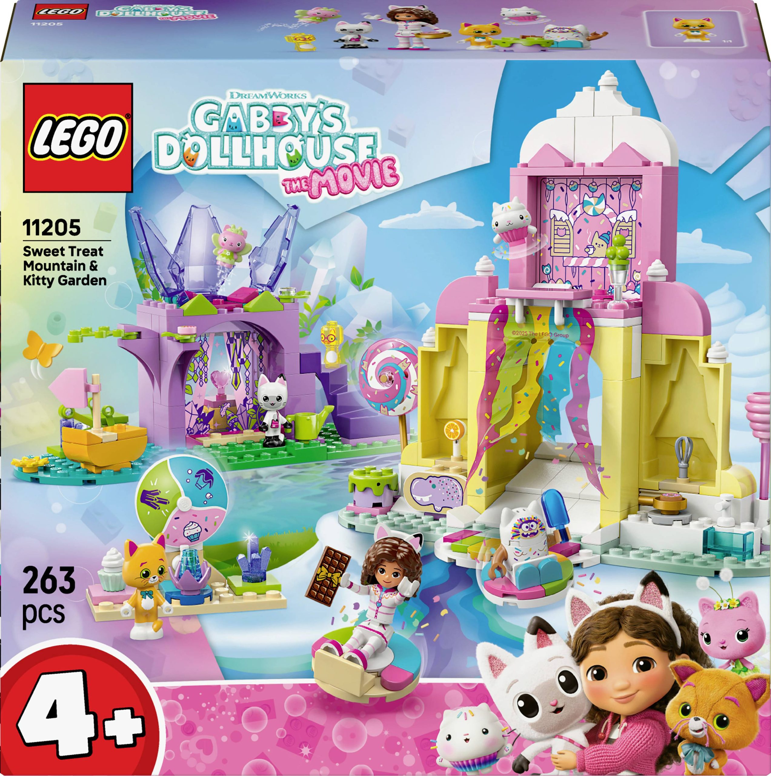 11205 LEGO® Gabby’s Dollhouse Góry Lodowe i Ogród Kociąt - obrazek 1