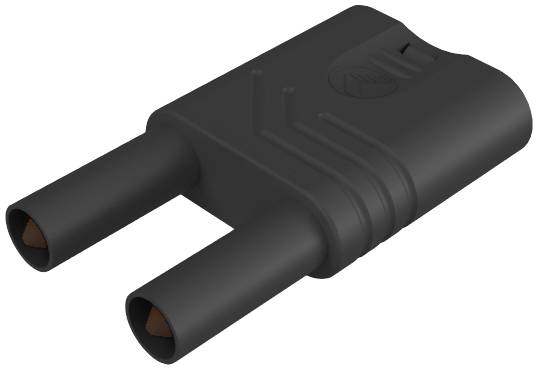 Złącze męskie zwierające, bezpieczne Hirschmann Test & Measurement KST S WS sw 932200100 Średnica pina: 4 mm czarny 1 sz