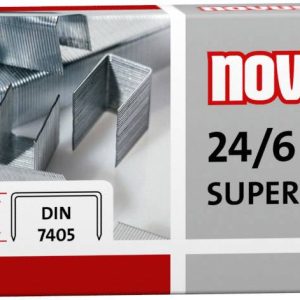Spinacz Novus Office 24/6 SUPER 040-0158, 1000 szt.