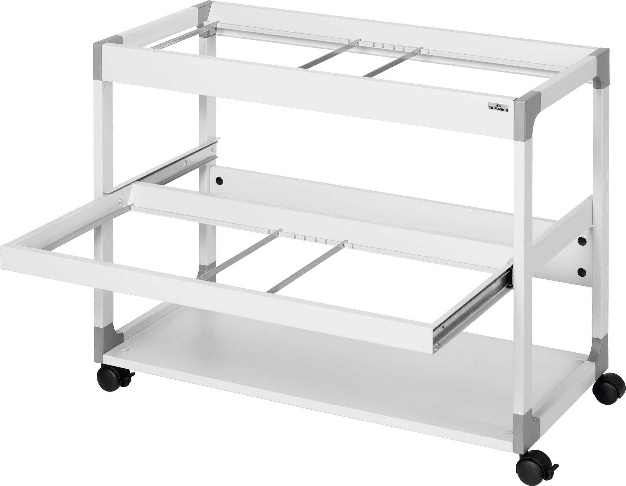 Wózek na akta do zawieszenia Durable SYSTEM 200 Multi 379210 szary 1 szt. - obrazek 1