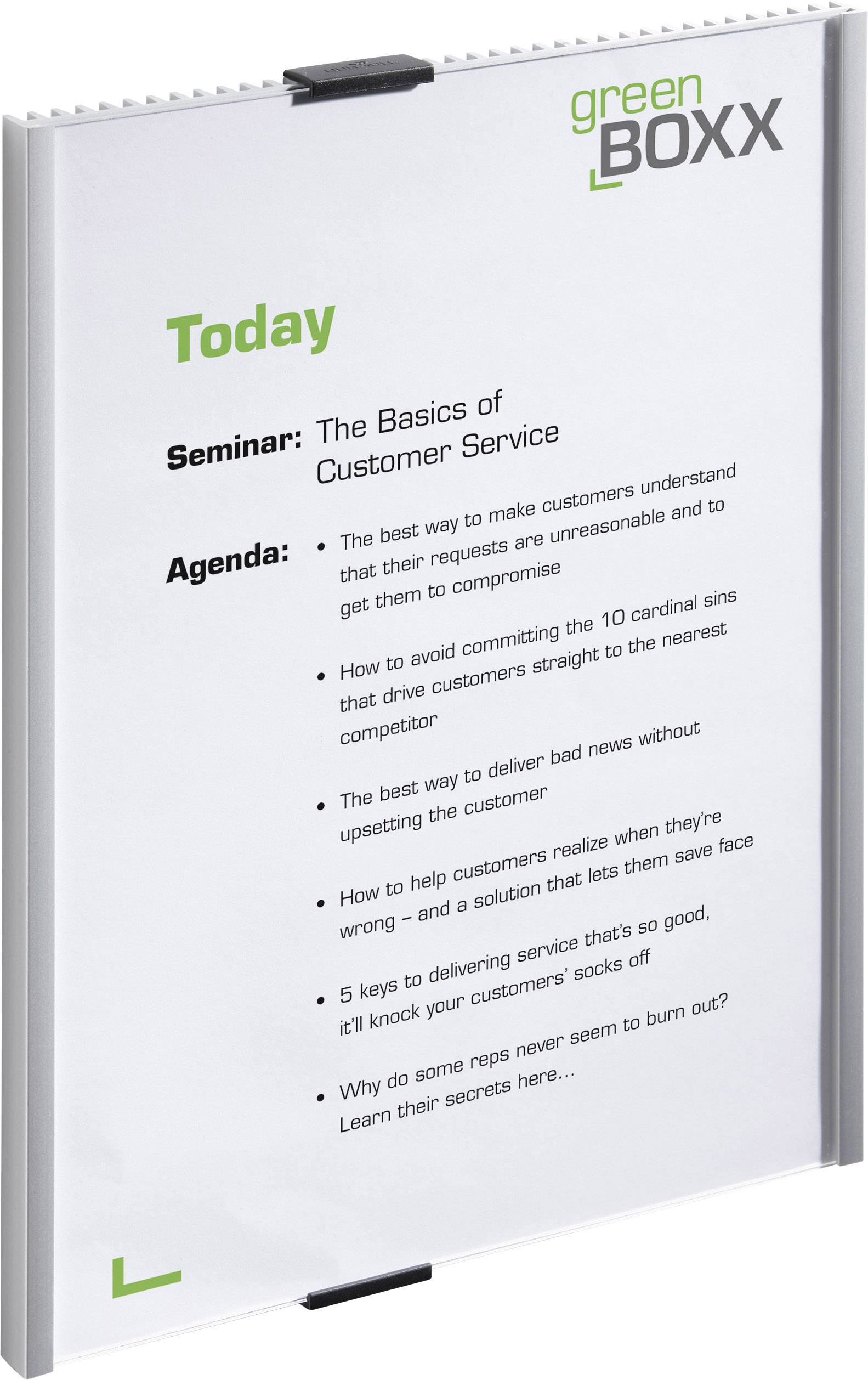 Durable Etykieta drzwi INFO SIGN - 4806 (S x W) 210 mm x 297 mm metaliczny, srebrny 480623 - obrazek 1