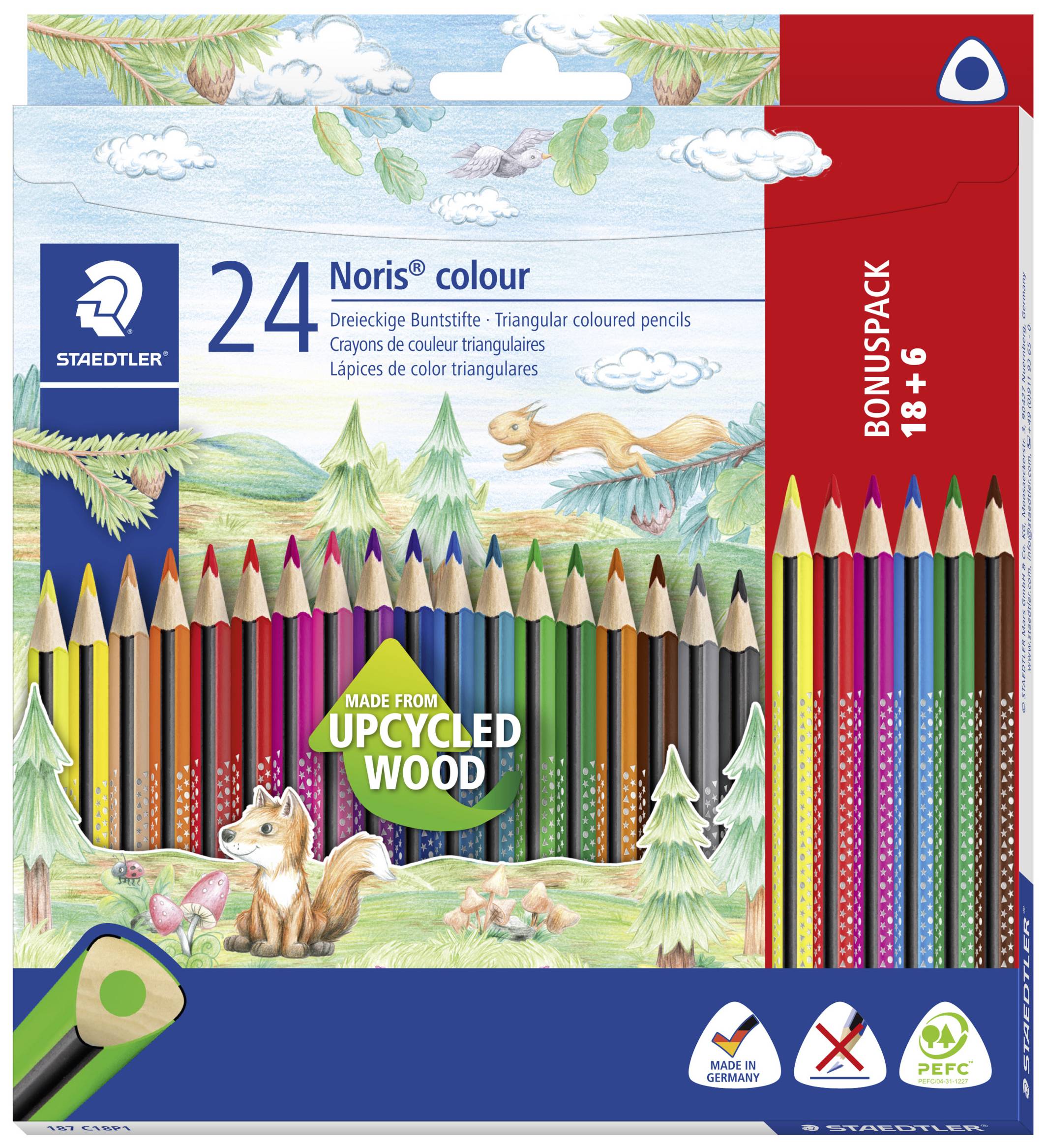 Wkład kolorowy Staedtler Noris 187 C18P1 1 zest. - obrazek 1