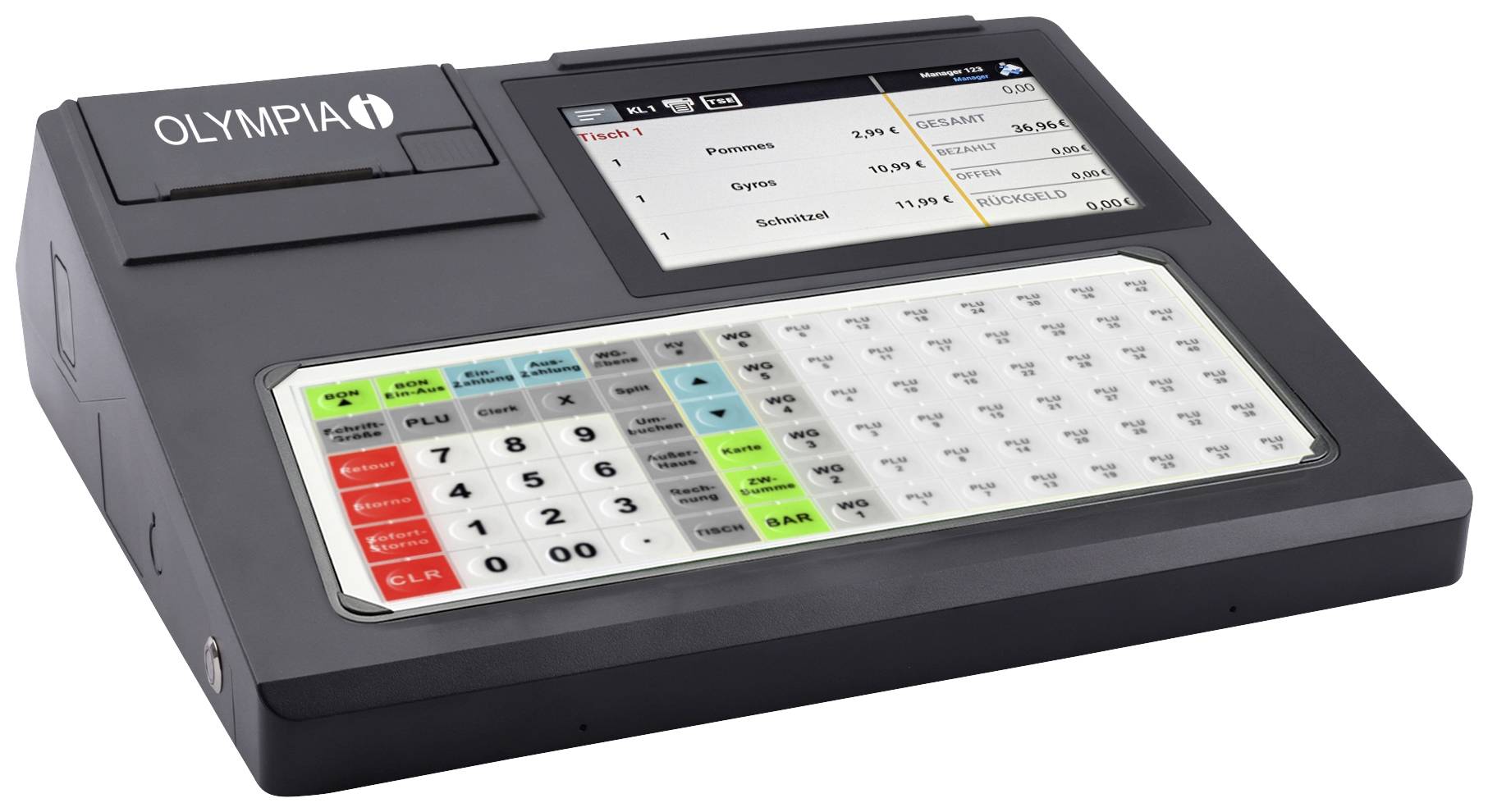 Kasa fiskalna Olympia K 200+ 942001002, 1 szt. - obrazek 1