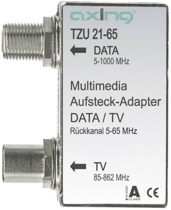Adapter multimedialny Slip-on Axing TZU 21-65 TZU 21-65, 1 szt.