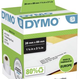 Etykiety do drukarek etykiet DYMO S0722370, 89 x 28 mm, Etykieta adresowa, biały Etykiety do drukarek etykiet DYMO S0722370, 89 x 28 mm, Etykieta adresowa, biały