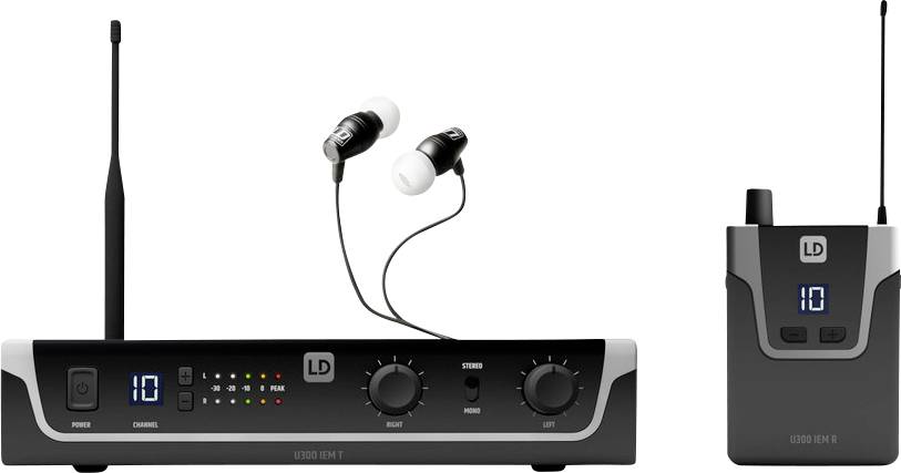 Zestaw monitoringu In-Ear LD Systems U308 IEM HP LDU308IEMHP, 1 szt. - obrazek 1