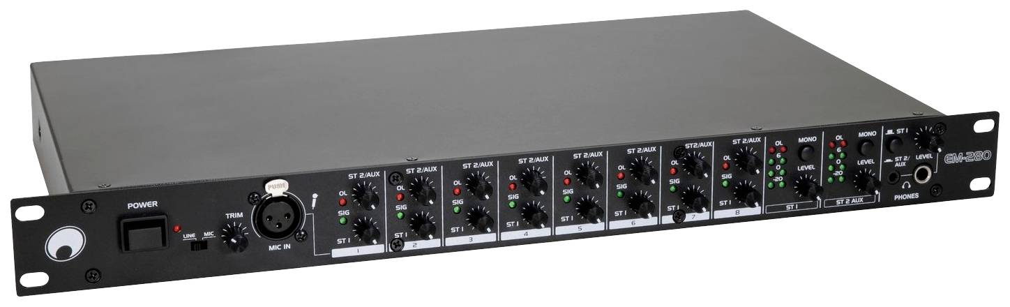 Mikser DJ Omnitronic EM-280 10007097, 1 szt. - obrazek 1