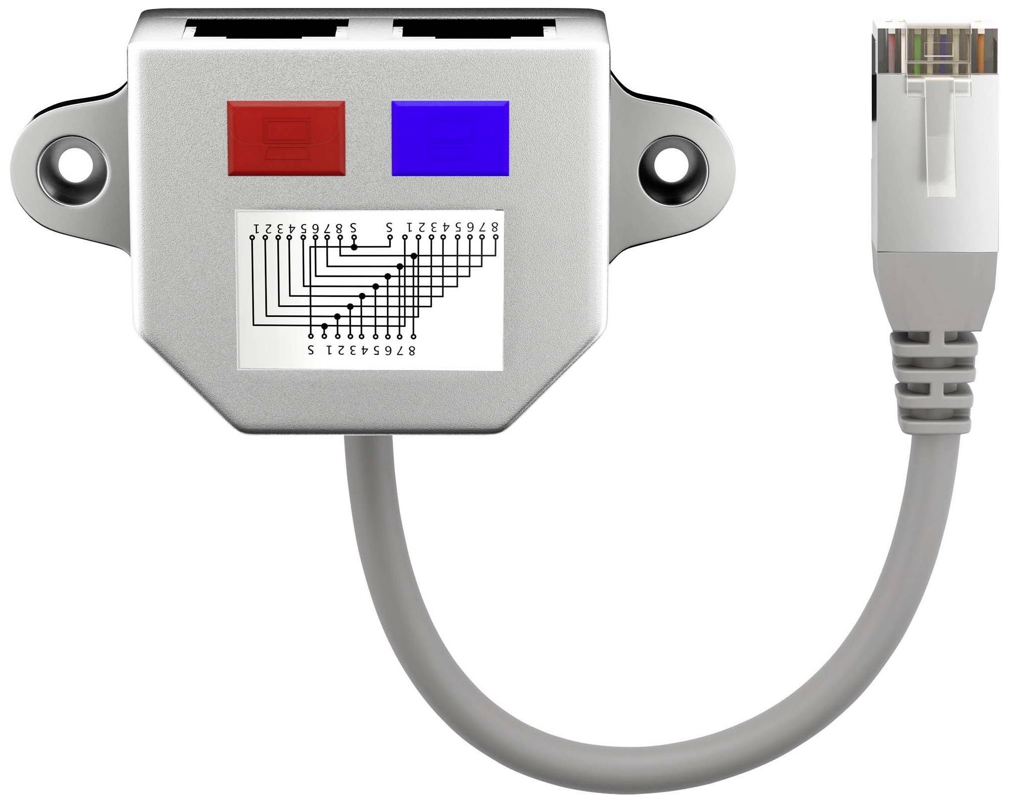 Adapter ISDN Goobay Y-Adapter 3090085, 1 szt. - obrazek 1