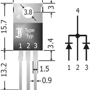 Matryca diodowa Diotec SBCT2040 Diotec SBCT2040 Natężenie znamionowe 20 A N/A N/A Matryca diodowa Diotec SBCT2040 Diotec SBCT2040 Natężenie znamionowe 20 A N/A N/A