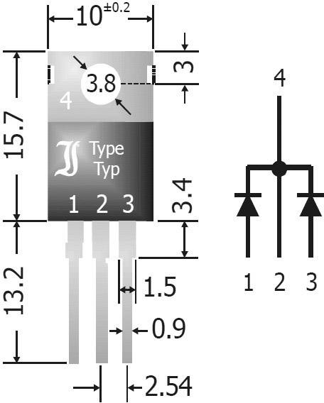 Matryca diodowa Diotec SBCT2040 Diotec SBCT2040 Natężenie znamionowe 20 A N/A N/A