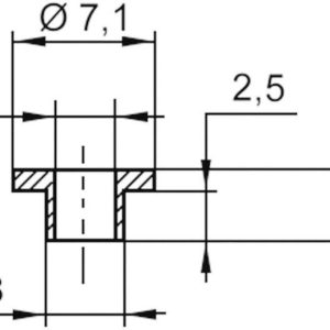 Gniazdo izolacyjne ASSMANN WSW V5357 V5357, 1 szt. Gniazdo izolacyjne ASSMANN WSW V5357 V5357, 1 szt.