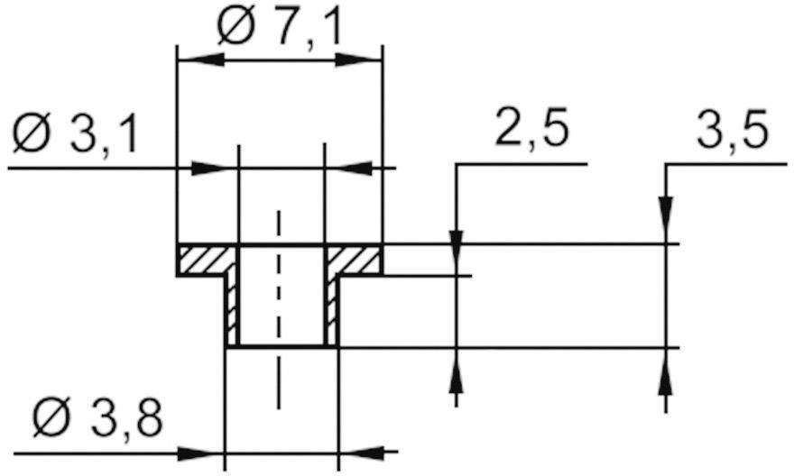 Gniazdo izolacyjne ASSMANN WSW V5357 V5357, 1 szt. - obrazek 1