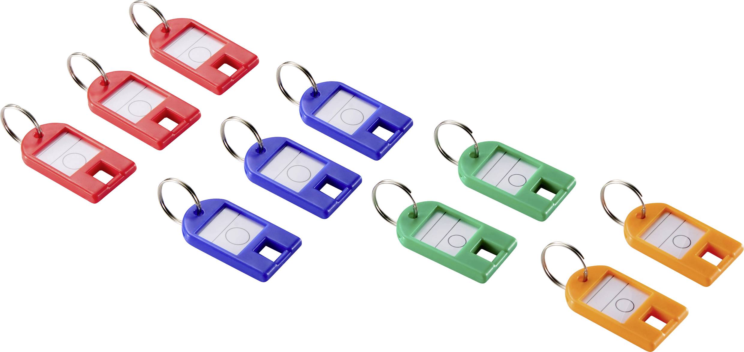 Elevar Brelok na klucze SP-13503852 SP-KC-001 4 kolorowy, czerwony, niebieski, pomarańczowy, zielony 10 szt. - obrazek 1