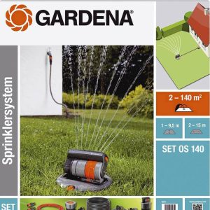 Zestaw zraszacza wynurzalnego GARDENA OS 140 08221-20 2 – 140 m² Zestaw zraszacza wynurzalnego GARDENA OS 140 08221-20 2 – 140 m²