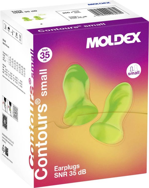 Moldex 740301 Contours small Zatyczki do uszu 35 dB jednorazowa 200 par(a)