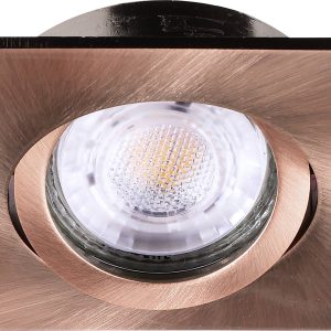 Lampa punktowa, sufitowa Deko Light Samsola, eckig, Kupfer 110044 Lampa punktowa, sufitowa Deko Light Samsola, eckig, Kupfer 110044