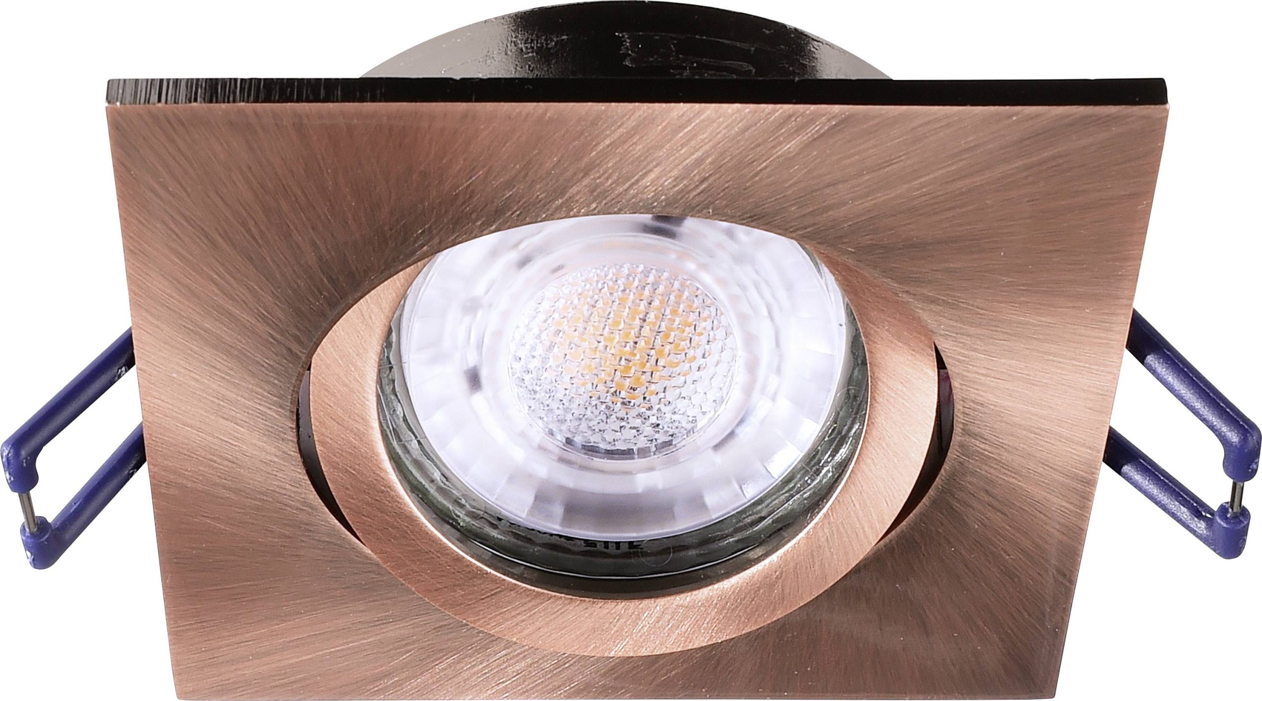 Lampa punktowa, sufitowa Deko Light Samsola, eckig, Kupfer 110044 - obrazek 1