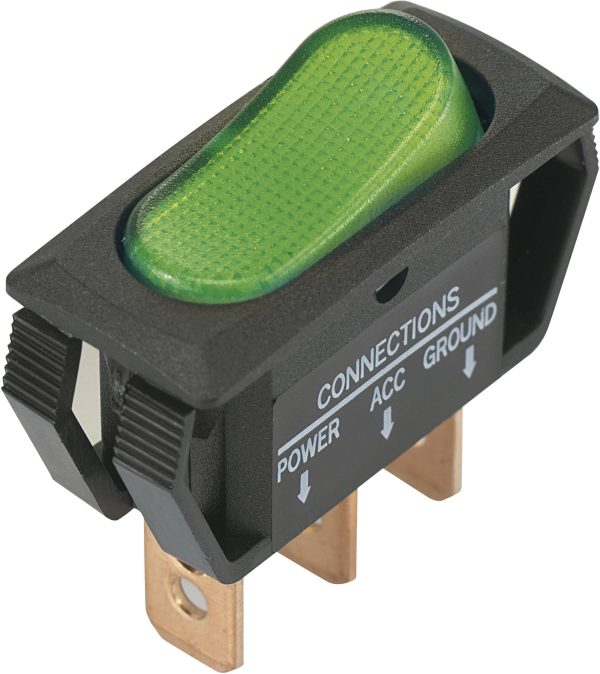 TRU COMPONENTS Przełącznik kołyskowy TC-R13-242B2 12 V/DC 25 A 1 x wył/wł zatrzask 1 szt.