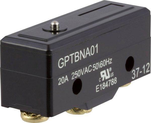 Mikroprzełącznik GPTBNA01 250 V/AC 20 A 1 x wł/(wł) ZF chwilowy 1 szt.