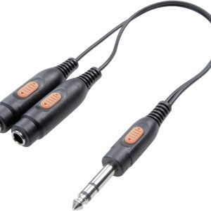 Audio adapter Y SpeaKa Professional SP-7869836, Jack, 20 cm Audio adapter Y SpeaKa Professional SP-7869836, Jack, 20 cm