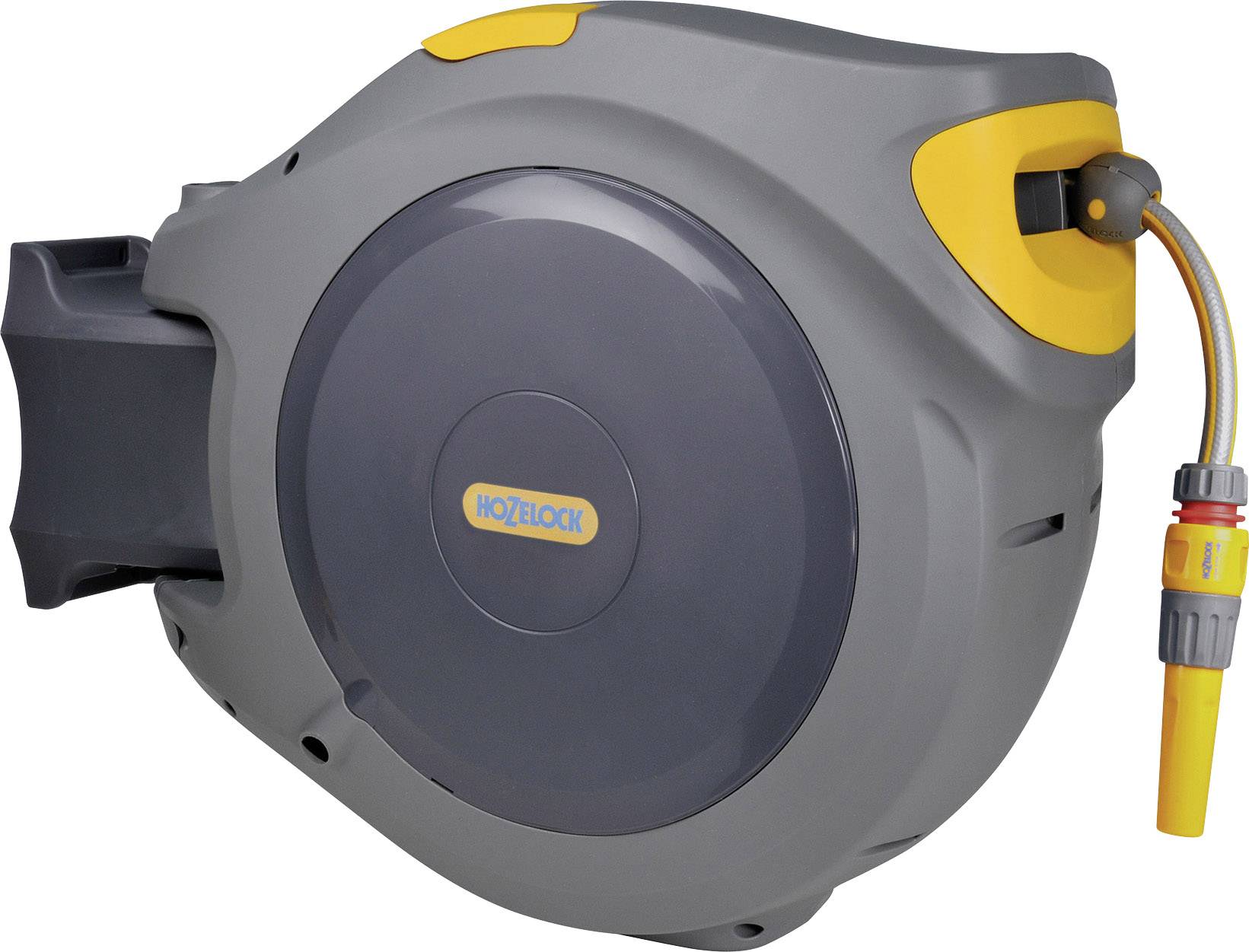 Hozelock 2595R0000 Auto Reel 40 Zwijacz do węża ogrodowego 40 m 1 szt. szary, żółty - obrazek 1
