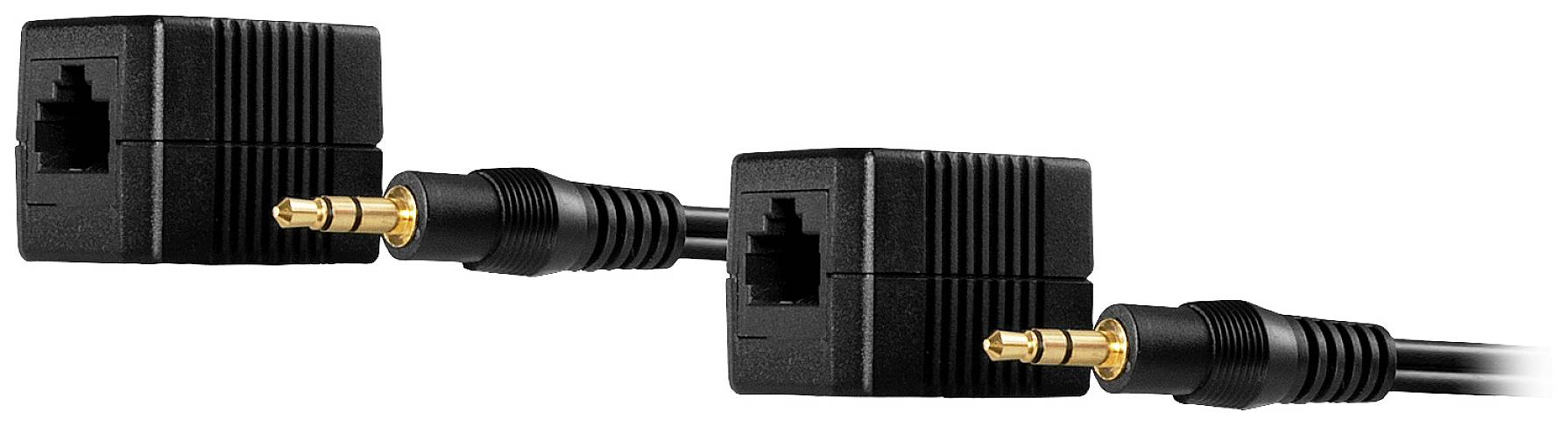 LINDY 70450 audio, stereo (jack 3,5 mm) Audio Extender przez kabel sieciowy RJ45 100 m - obrazek 1