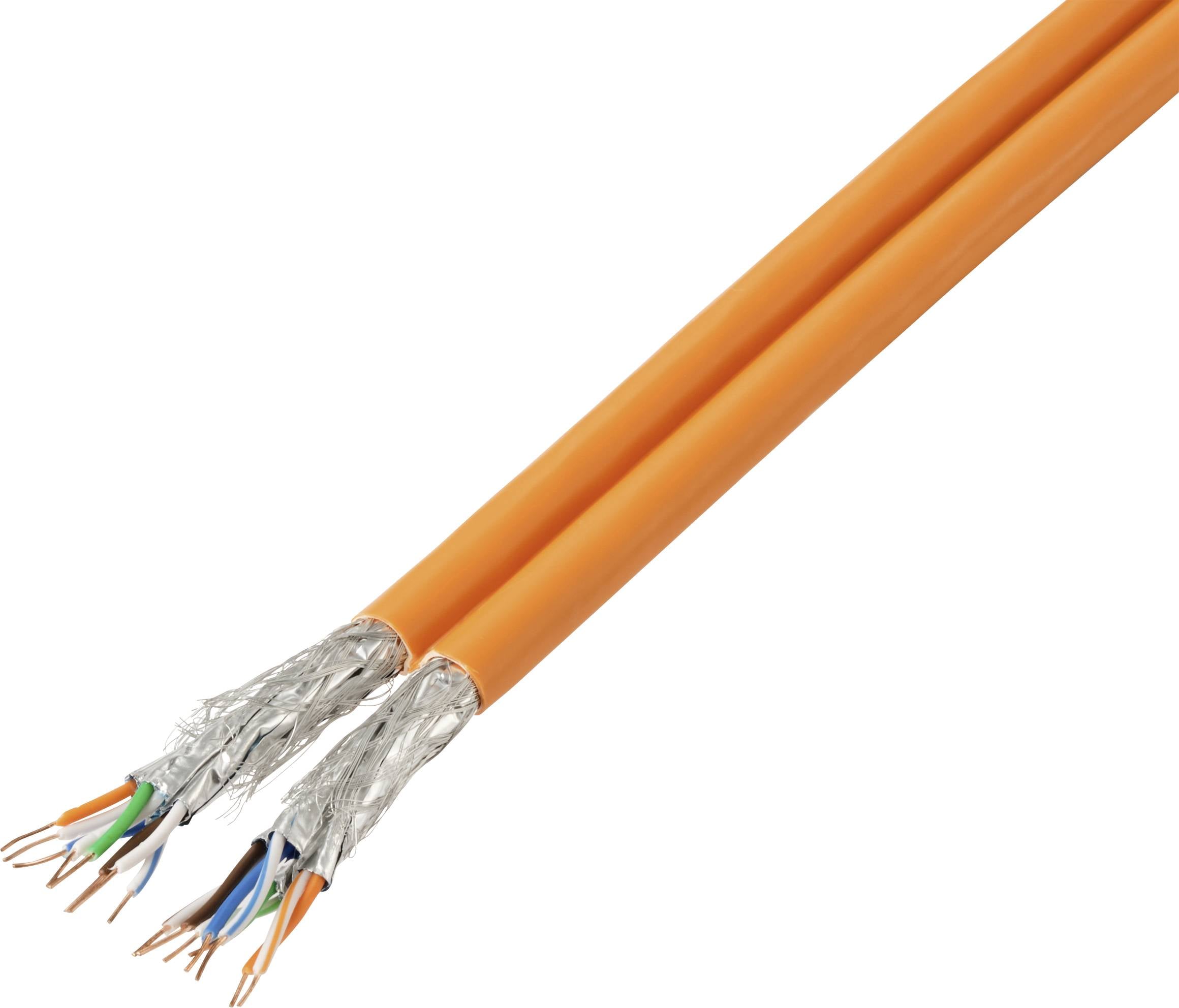 TRU COMPONENTS TC-13576744 Przewód sieciowy, CAT 7, S/FTP, 500 m - obrazek 1