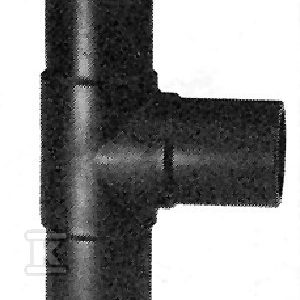 Trójnik doczołowy długi 90ST. LS d75 PE100, SDR11, PN10 gaz/PN16 woda, równoprzelotowy 753201012 Trójnik doczołowy długi 90ST. LS d75 PE100, SDR11, PN10 gaz/PN16 woda, równoprzelotowy 753201012